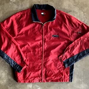 L Vintage Tommy Hilfiger Nylon Full Zip Jacket